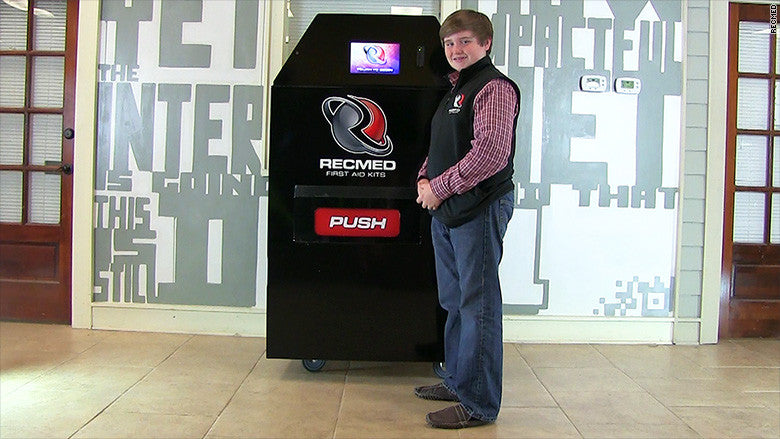 The Start Of the First Aid Vending Machine