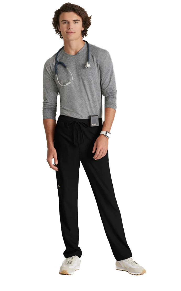 Grey's Anatomy™ Evolve by Barco Terra 5-Pocket Slim Straight Jogger Pant-Black