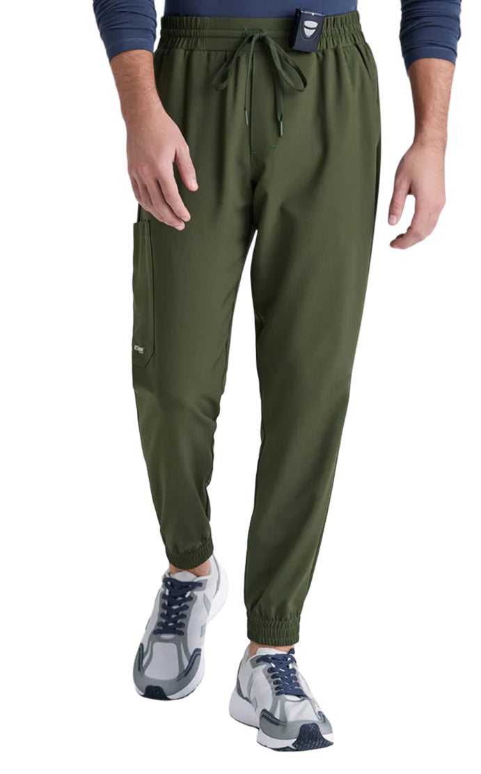 Grey's Anatomy™ Evolve by Barco 5-Pocket Elastic Jogger Pant-Short-Fern