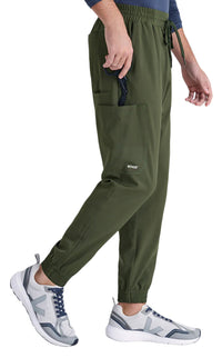 Grey's Anatomy™ Evolve by Barco 5-Pocket Elastic Jogger Pant-Short-Fern