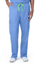 Landau ProFlex Unisex Straight-Leg Cargo Scrub Pants 2104-Ceil-Frontview