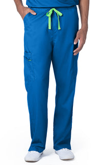 Landau ProFlex Unisex Straight-Leg Cargo Scrub Pants 2104-T-P-Royal-Frontview