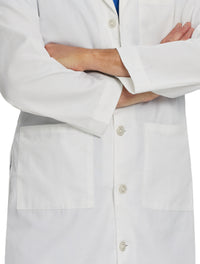 Landau Men's 3-Pocket Full-Length Lab Coat 3140-White-Frontview