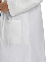 Landau Men's 3-Pocket Full-Length Lab Coat 3145 -White-Side pocketview