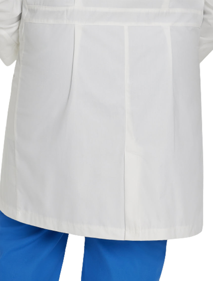 Landau Women's 5-Pocket Full-Length Notebook Lab Coat 3165 -White-backview