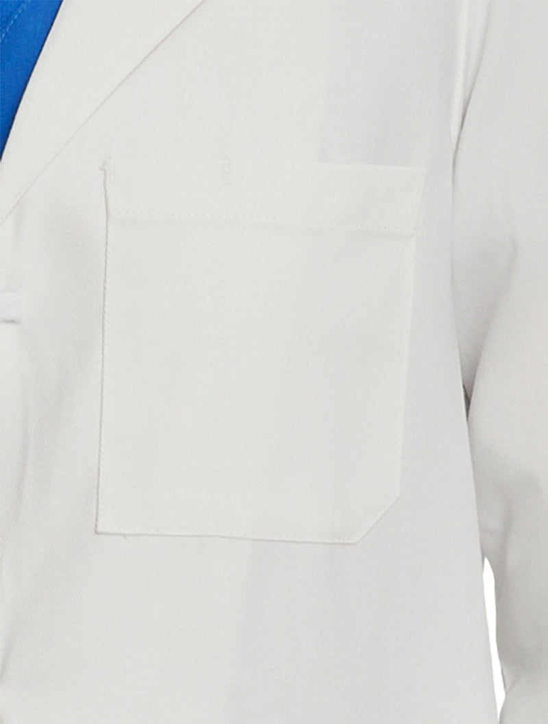 Landau Women's 3-Pocket Full-Length Lab Coat 3172 -White-Pocketview