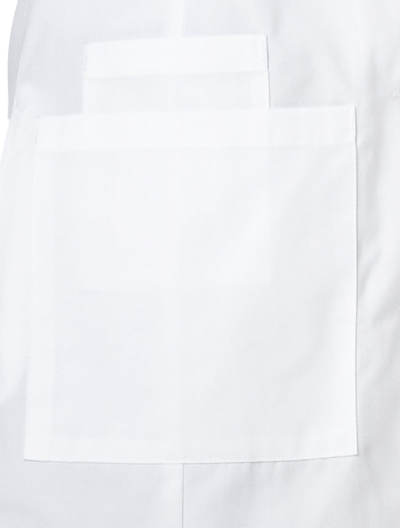 Landau Women's 3-Pocket Mid-Length Lab Coat 3600SC -White Sanded-Pocketview