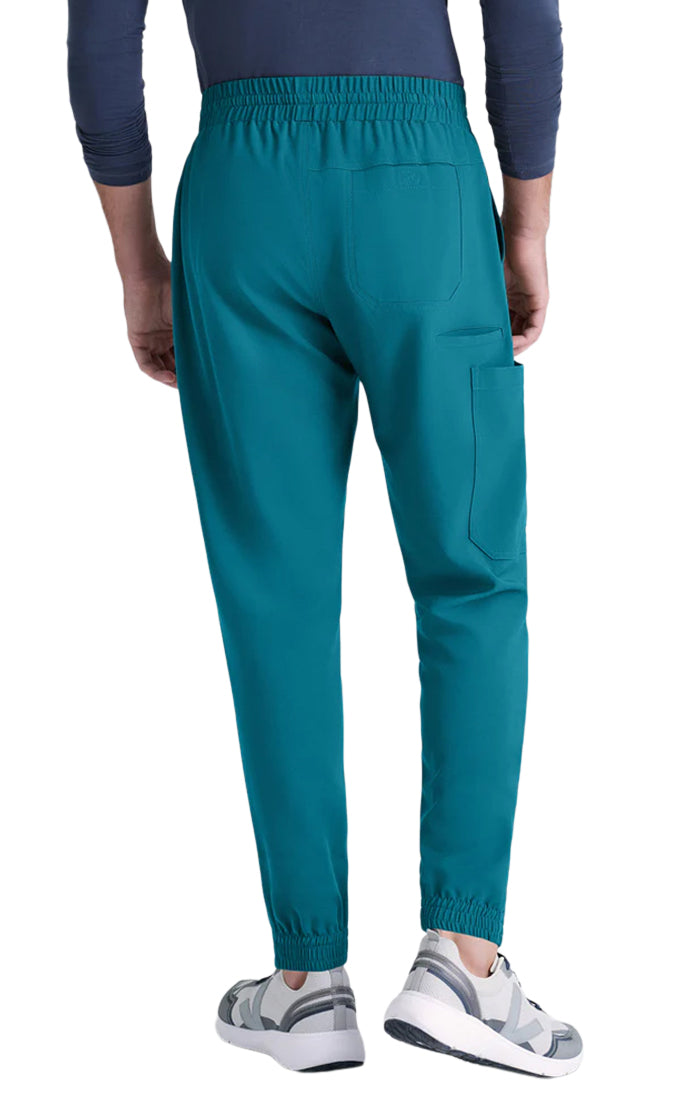 Grey's Anatomy™ Evolve by Barco 5-Pocket Elastic Jogger Pant-Short-Bahama