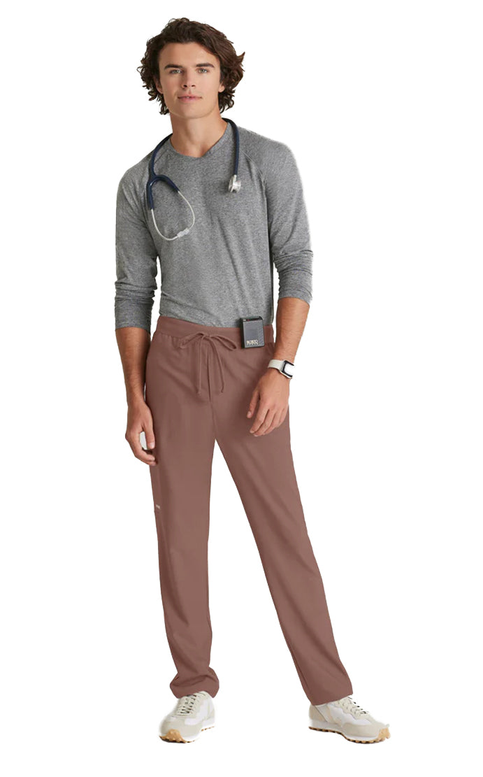 Grey's Anatomy™ Evolve By Barco Highland 5-Pocket Slim Straight Scrub Pant-Driftwood