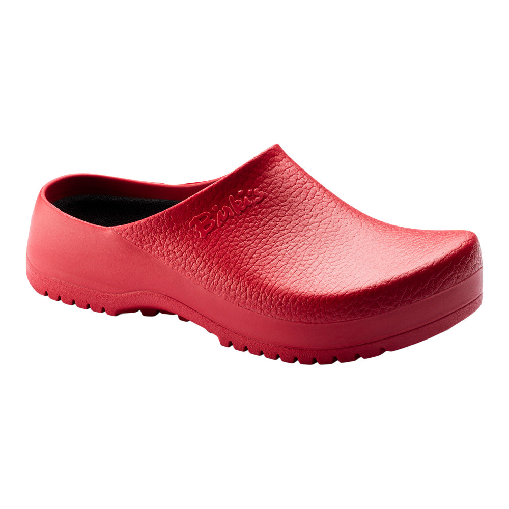 Birkenstock Super Birki Red Nursing Shoe - Side