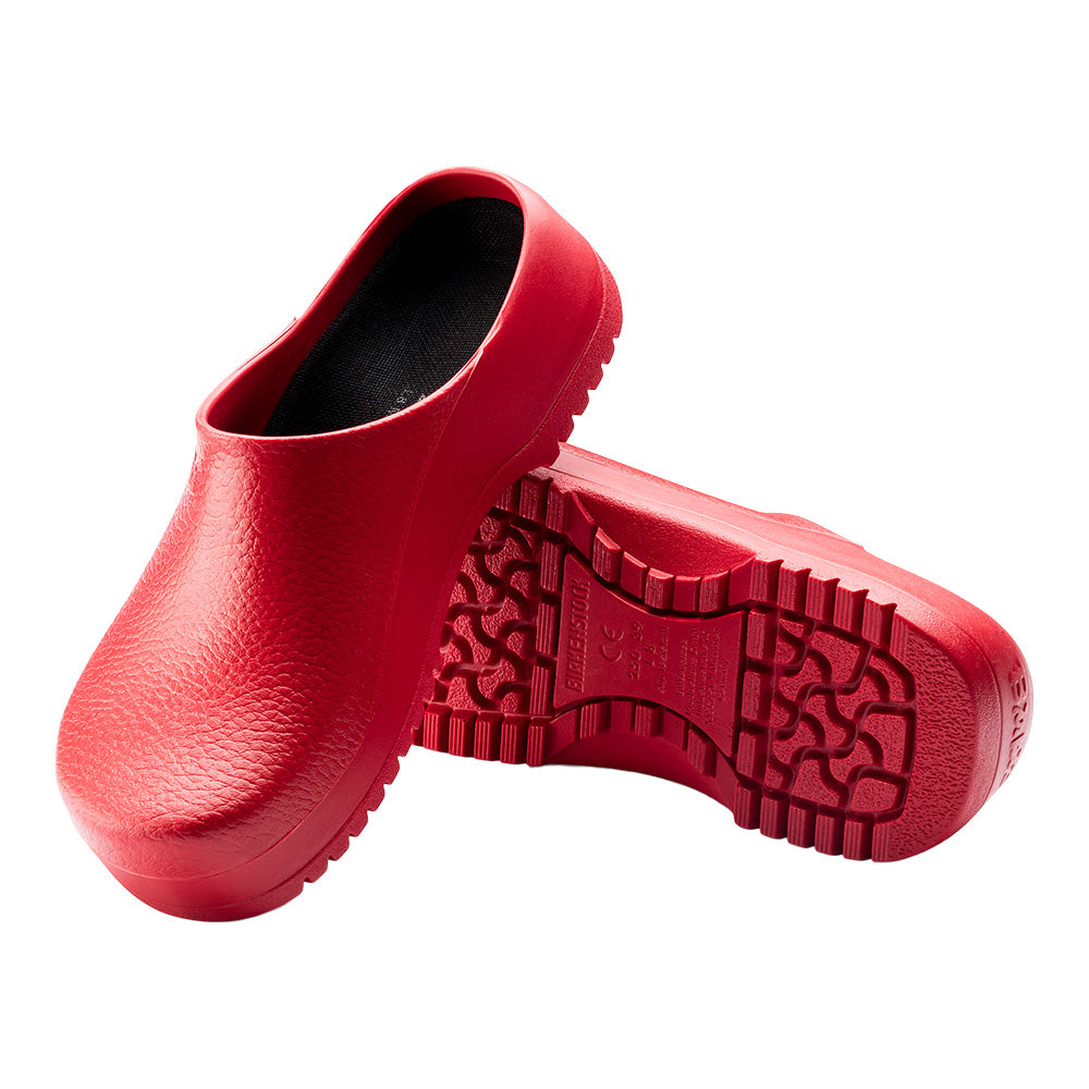Birkenstock Super Birki Red Nursing Shoe - Top & Bottom