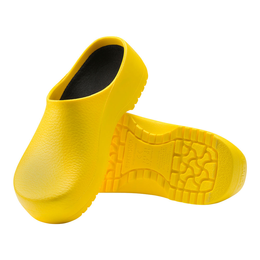 Birkenstock Super Birki Yellow Nursing Shoe - Top & Bottom