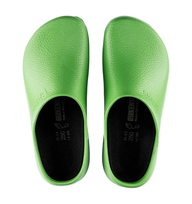 Birkenstock Super Birki Apple Green Nursing Shoe - Top & Bottom