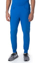 Urbane Impulse Men's Banded-Bottom Jogger Scrub Pants 9913LKA-Royal-Frontview