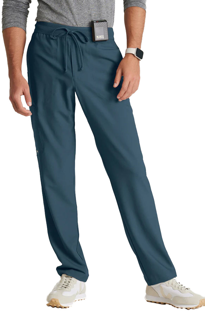 Grey's Anatomy™ Evolve by Barco Terra 5-Pocket Slim Straight Jogger Pant-Steel