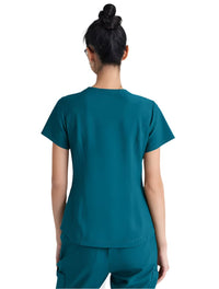 Grey's Anatomy™ Evolve by Barco Rhythm 2-Pocket CICLO® Scrub Top-Bahama