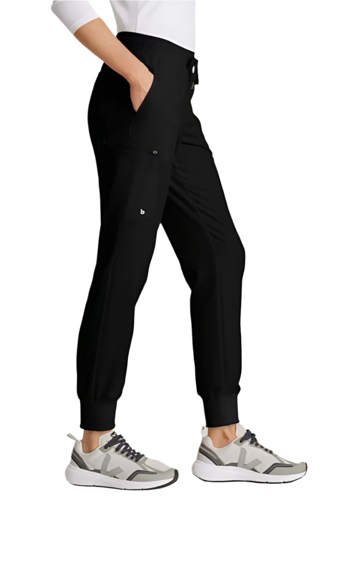 Barco Unify™ by Barco UNION 5-POCKET MID-RISE JOGGER SCRUB PANT-Black