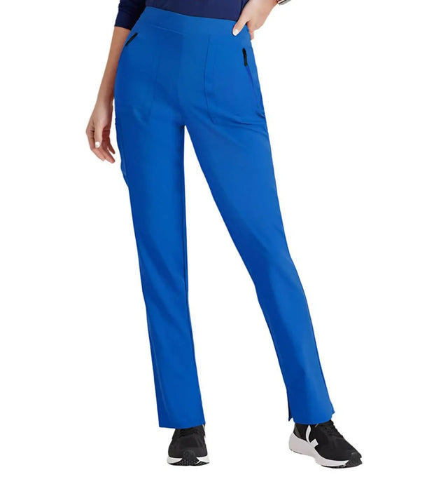 Barco Unify™ by Barco PURPOSE 5-POCKET HIGH-RISE SLIM LEG SCRUB PANT-New Royal