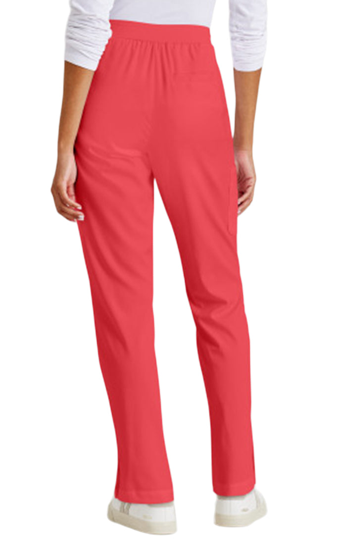 Grey's Anatomy™ Stretch by Barco Serena 7-Pocket Mid-Rise Tappered Leg Scrub Pant-Coral love