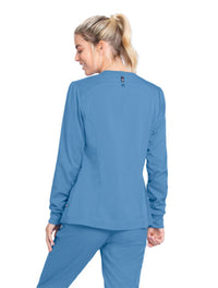 Grey's Anatomy Stretch™ by Barco  Millie 3-Pocket Crewneck Scrub Jacket - Ciel Blue