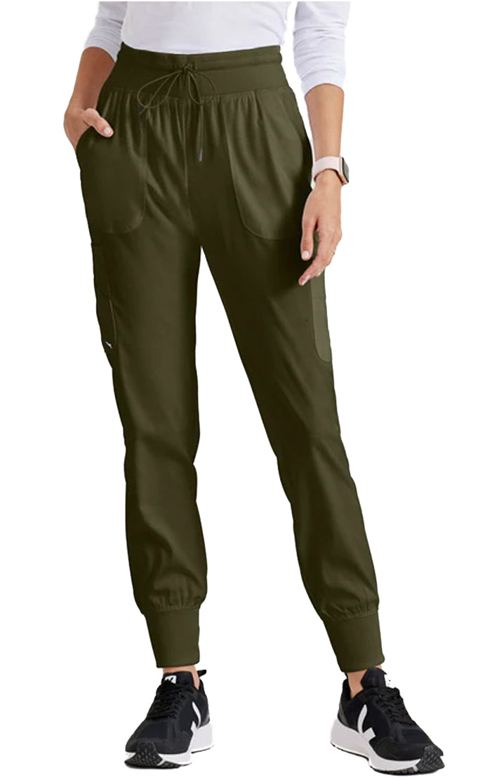 Grey's Anatomy™ Stretch by Barco 7-Pocket Jogger Pant-Olive