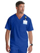 Grey's Anatomy™ by Barco Evan 2-Pocket Neck Scrub Top-Galaxy