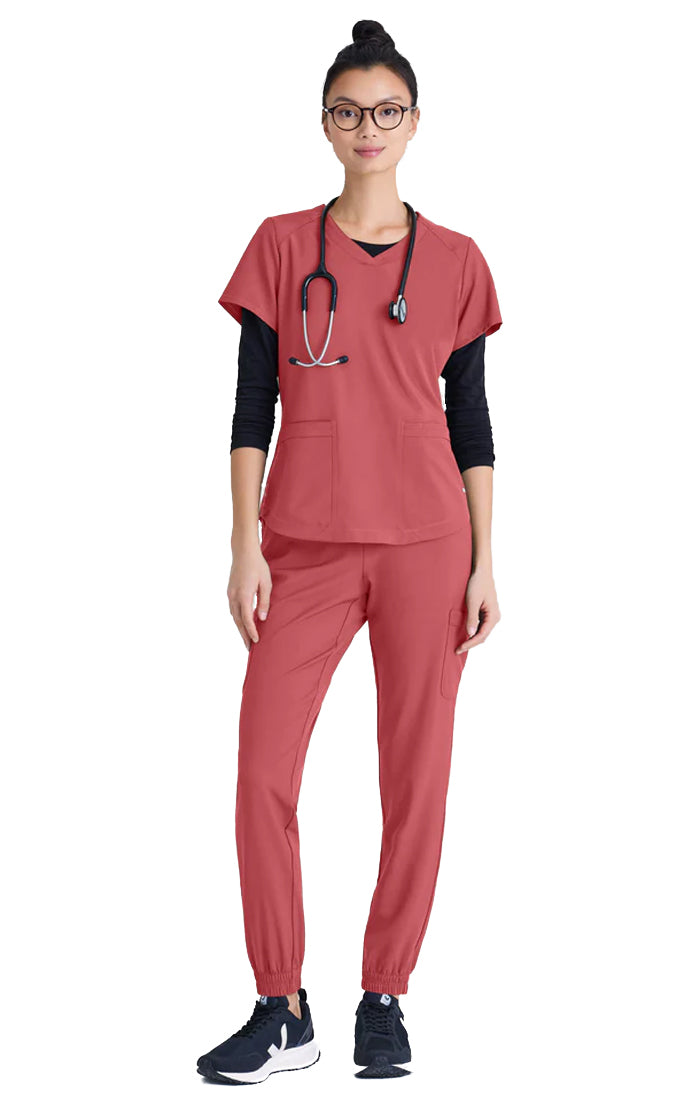 Grey's Anatomy™ Evolve by Barco Terra 6-Pocket Mid-Rise CICLO®-Desert Rough