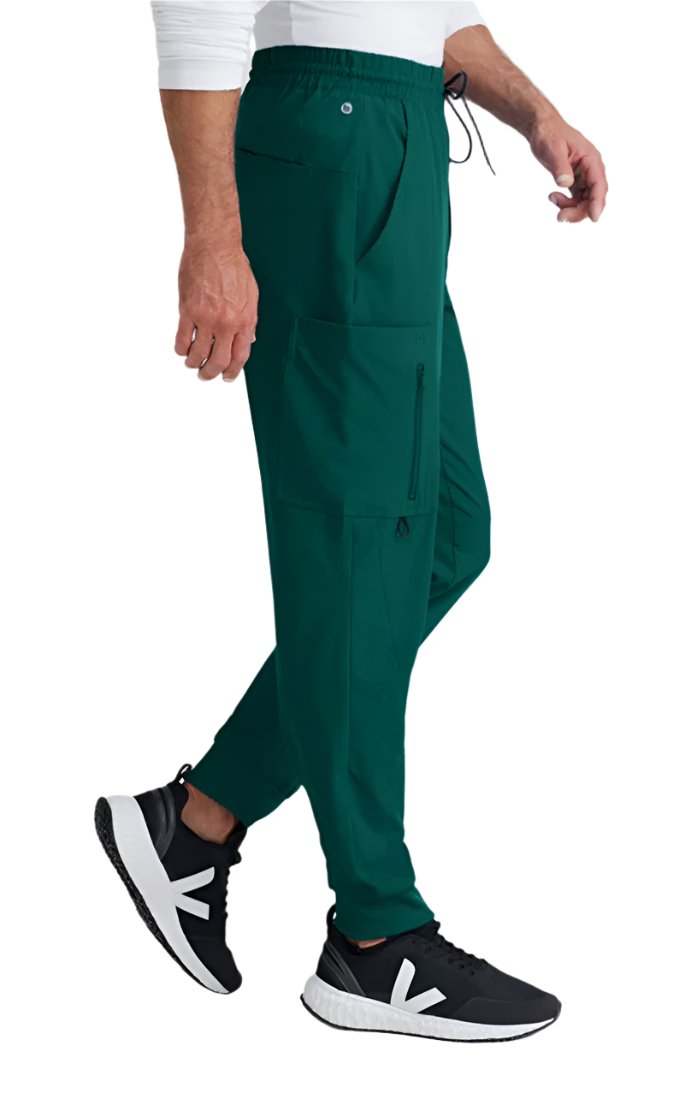 Barco One™ by Barco Vortex 6-Pocket Jogger Scrub Pant-Hunter Green