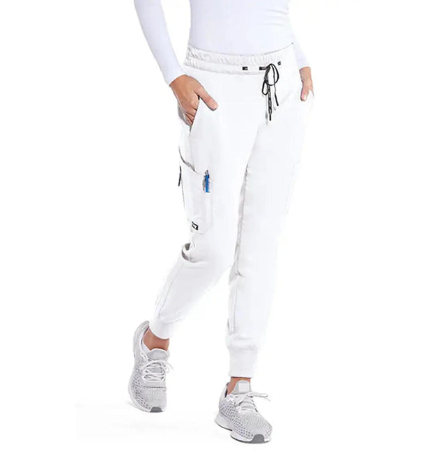 Grey's Anatomy™ by Barco Kira 5-Pocket Mid-Rise CICLO® Jogger Pant-White