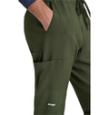 Grey's Anatomy™ Evolve by Barco 5-Pocket Elastic Jogger Pant-Short-Fern