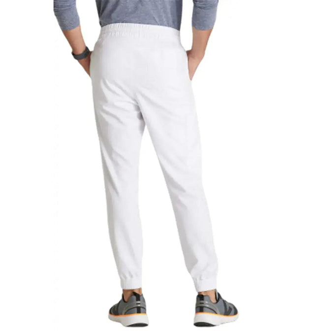 Grey's Anatomy™ Evolve by Barco 5-Pocket Elastic Jogger Pant-Short-WHITE