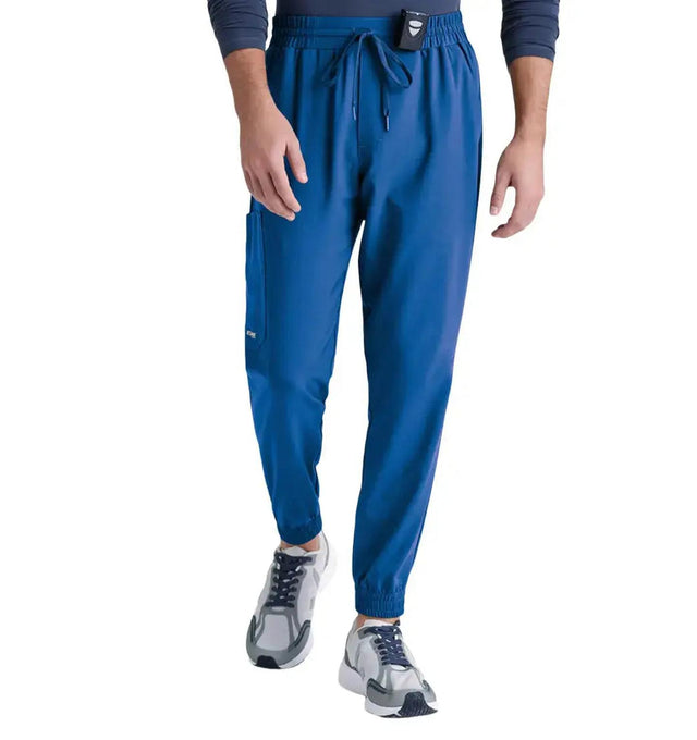 Grey's Anatomy™ Evolve by Barco 5-Pocket Elastic Jogger Pant-Short-New Royal