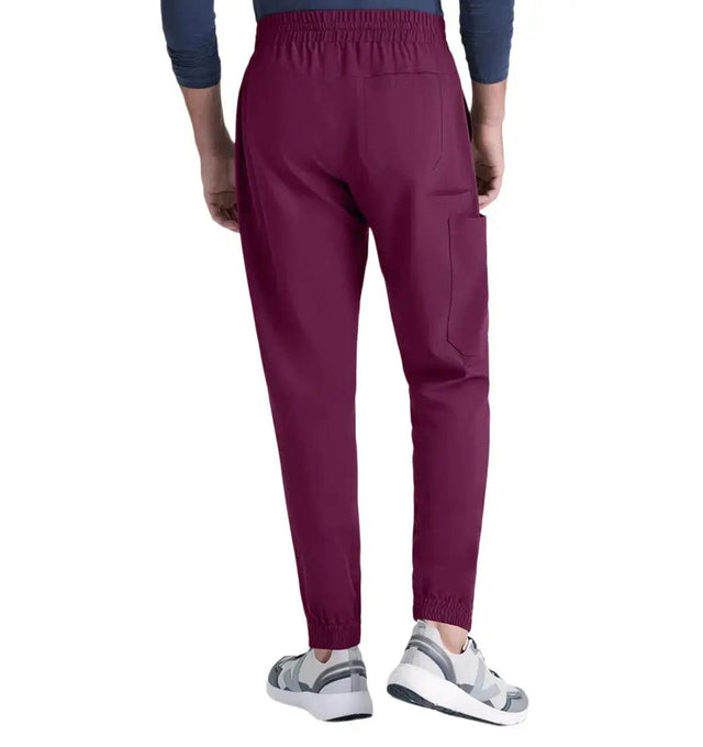 Grey's Anatomy™ Evolve by Barco 5-Pocket Elastic Jogger Pant-Short-Wine