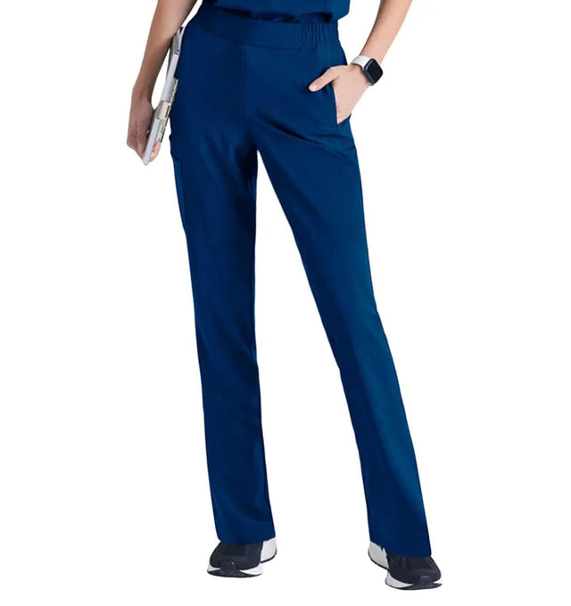 Grey's Anatomy™ Evolve by Barco Terra 6-Pocket Mid-Rise CICLO®Leg Pant-Petite-Indigo
