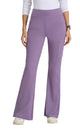 Barco One Performance Knit by Barco Sprint Knit 7-Pocket High-Rise Flare Leg Scrub Pant - Dusty Lavender