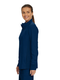 Landau Forward Women's Warm-Up Scrub Jacket LJ700 -Navy-Frontview