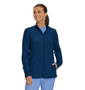 Landau Forward Women's Warm-Up Scrub Jacket LJ700 -Navy-Frontview