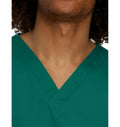 Landau Scrub Zone Unisex No-Pocket V-Neck Scrub Top LT104 -Hunter-frontview