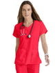 Grey's Anatomy™ by Barco Cora 4-Pocket Scrub Top-Scarlet Red