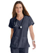 Grey's Anatomy™ by Barco Cora 4-Pocket Scrub Top-Steel