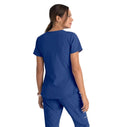 Skechers™ by Barco Breeze 3-Pocket Curved V-Neck Scrub Top-Galaxy