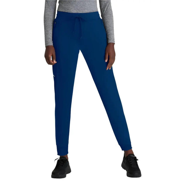 Skechers™ by Barco Slip-ins Pace 5-Pocket Ribbed Cuff Jogger - Navy