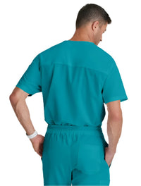 Grey's Anatomy™ by Barco Evan 2-Pocket Neck Scrub Top-Teal