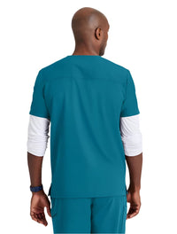 Barco Unify™ by Barco RALLY 3-POCKET V-NECK SCRUB TOP - Bahama