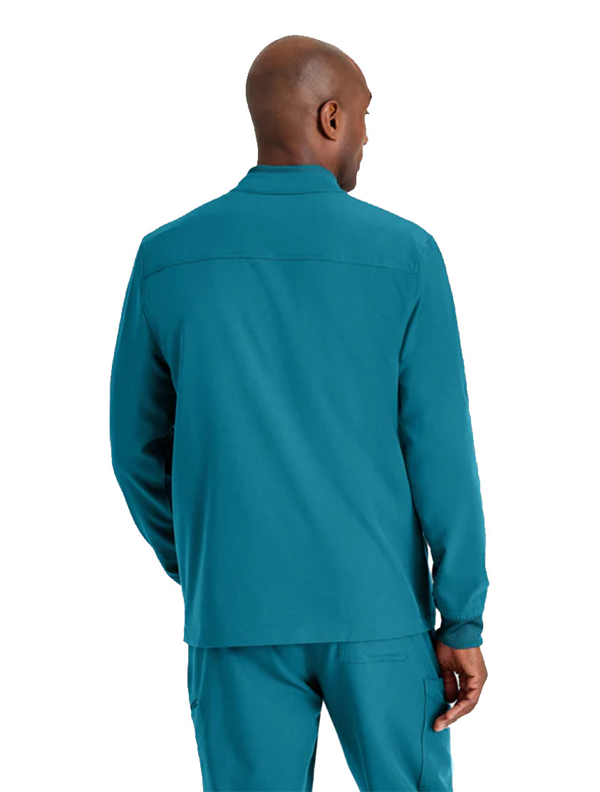 Barco Unify™ by Barco RALLY 4-POCKET MOCK COLLAR WARM UP JACKET - Bahama