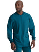 SKECHERS™ by Barco Structure 3-Pocket Crewneck Warmup Scrub Jacket-Bahama