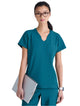 Grey's Anatomy™ Evolve by Barco Sway 1-Pocket Banded V-Neck  Scrub Top-Extra LG-Bahama
