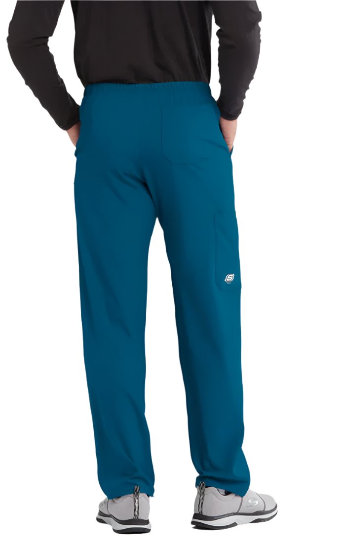 SKECHERS™ by barco Structure 4-Pockets Zip-Fly Scrub Pant-Bahama