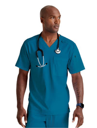 Grey's Anatomy Stretch™ by Barco Murphy 2-Pocket V-Neck Scrub Top-Bahama