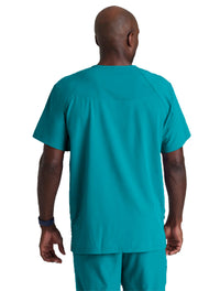 Barco One™ by Barco Amplify 5-Pocket V-Neck Scrub Top-Teal